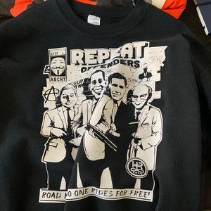 ABCNT Repeat Offenders Streetwear Black Sweatshirt